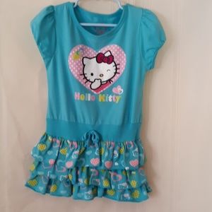 Hello Kitty LiteBlue size 6 girls dress.